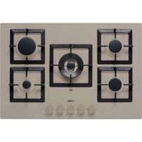 Elleci Plano 75 TCC Grau Eingebaut 75 cm Gas 5 Brenner