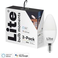 Lite Bulb Moments Lote de 3 Bombillas LED Conectadas E14