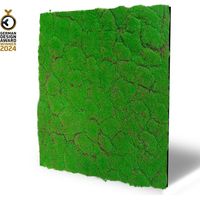 JANGAL Pannelli acustici Modulabili in FLORA sintetica ULTRAREALISTICA 52x52cm mod. FOREST GREEN