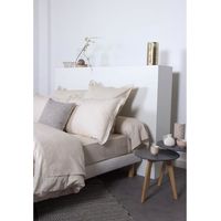 Drap Housse - COTE DECO - Uni - 140x190 cm - Coton 100% - Bonnet 25 cm