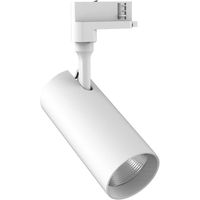 Proiettore Cilindrico Smile Alluminio Bianco Led 30W 4000K Cri80 36°