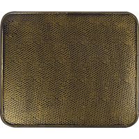 FireFix Bodenblech 60 x 50 cm messing Kamin Funkenschutz Bodenplatte Ofen