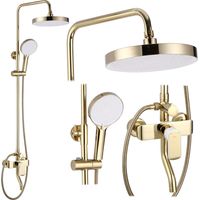 REA DUSCHGARNITUR BLOOM WHITE GOLD