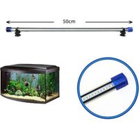 BARRA LED LAMPADA ACQUARIO IMPERMEABILE WATERPROOF IMMERSIONE LUCE BIANCA 50CM