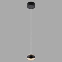 Pendentif LED élégant Pure Falling Rings Black Pearl - 2503-18