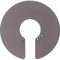 Collier de coiffure en silicone, protège-cou pour salon de coiffure-Grey