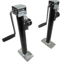 Side Winding Trailer Jack Leg 2000KG X2 (Telescopic Prop Stand Heavy Duty 2T)