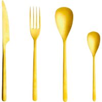 Comas Canada set 24 posate Inox PVD oro ice professionale