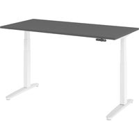 bümö Schreibtisch elektrisch XBHM Rechteck: 160 x 80 cm Graphit