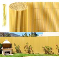 Randaco PVC Sichtschutzmatte 90x400 cm, Bambus, UV-beständig, Wasserdicht