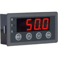 Compteur d'affichage numérique pour entrée analogique 0-10 V 2-10 V 0-20 mA 4-20 mA - Jauge de panneau industriel programmable pour température, pression, niveau de liquide