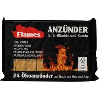 Allume-feu Flammes e'cologiques pour allumer les chemine'es les poeles a' griller 32 cubes
