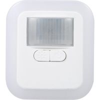 LED Plug-in Motion Sensor Light Wall Night Lamp with Brightness & 30s/60s/90s/120s Lighting Time Adj