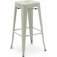 Bar Stool – Industrial Style – Steel – 76 cm – Stylix Pale green