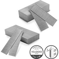 STAHLWERK Heftklammern Typ 90 Gauge 18 57 x 125 x 10 mm in 32 und 38 mm Länge im 10000er Set verzinkte Edelstahlklammern 2 x 5000 Stück Drahtklammern Tackerklammern für Handtacker Drucklufttacker Ele