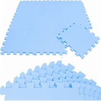 9 Teile Baby Kinder Puzzlematte ab Null - 30x30 Puzzle Spielmatte Krabbelmatte