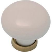 POMOLO PORCELLANA TONDO C/BASE F/ 3 31X26 MM Q.TA 25