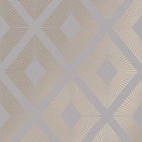 Next DECO Geometrisch Grau Vliestapete 10mx52cm