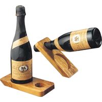 Signes Grimalt Bouteilleur de cuisine Rack de bouteille brun 2x10x12cm 280