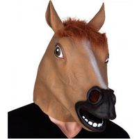 MASCARA DE CABALLO LATEX ADULTO