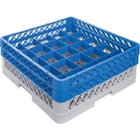 Panier à verres s/pieds 99 mm x 500 H. 160 mm - Caterracks