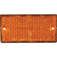 Rechteckiger orangefarbener Reflektor