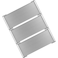 de 3 panneaux de porte suspendus en aluminium pour bureaux