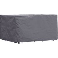 Perel – Housse rectangulaire pour mobilier de jardin 185 x 150 x 95 cm – Résistante à l’eau et aux UV – Protection contre pluie et saleté – Tissu tissé respirant
