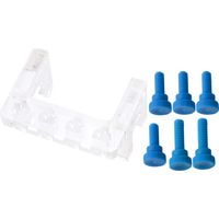 Support de tube souple pour aquarium en acrylique - Fixation pour pompe doseuse et tuyau souple