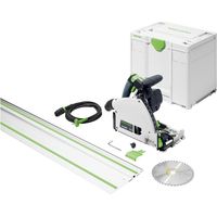 Pack scie plongeante 1500W Festool TS 60 KEBQ-Plus et rail de guidage FS 1400/2 - TS 60 KEBQ-Plus-FS - 577417