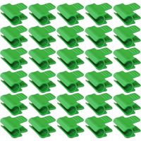30 Greenhouse Film Clips, Greenhouse Fasteners, 11mm Greenhouse Clip, Plant Clips, Plastic Net Tunnel Hoop Clip, for Greenhouses, Plant Extension Bracket, Shed