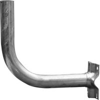Humax Supporto a Muro / Palo per Fissaggio Parabole Zincato ZA122 - Distanza Muro 22 cm, Diametro 40x1,5 mm, Piastra 10x100x3,5 mm - Kit Trasformazione Muro a Palo Zan 900