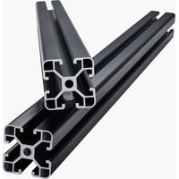 Mophorn Juego de 4 perfiles de extrusión de aluminio 4040 con ranura en T de 1000 mm (39,4 pulgadas),rieles lineales anodizados según estándar europeo,estructura de aluminio resistente