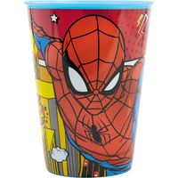 STOR Bicchiere Bambini Marvel Spiderman 260ML in plastica senza BPA facile
