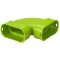 Curva 90 gradi orizzontale in pe 102x50mm antistatico e antibatterico brofer tvmso002