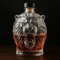Carafe à Vodka - Carafe à Whisky en Verre pour Liqueurs -