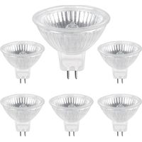 Ampoule Halogene GU5.3 35W 12V, 400lm Blanc Chaud 2700K Dimmable, Ampoule Spot Halogène MR16, pack de 6