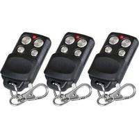 DBBEGK Lot de 3 télécommandes de remplacement à code tournant 433,33 MHz. Ensemble de 3 télécommandes de remplacement de haute qualité.