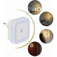 SOAIY 2er-Set LED-Nachtlichter mit Bewegungsmelder, energiesparender Steckdosenleuchte, PIR-Sensorleuchte, warmweißes Licht, Kinderzimmer, Flur, Treppenhaus