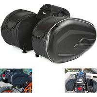 Sacoche de selle de moto universelle, sac à dos étanche pour casque de moto, sac de rangement pour casque intégral, sac latéral.