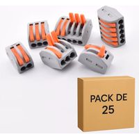 Alternative aux WAGO 222- 25 bornes à levier PCT-212 / 213 / 215 – 4mm²