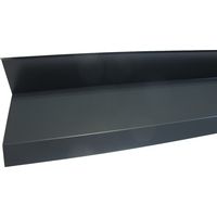 Rive contre mur 2100mm - Coloris - Gris anthracite RAL 7016, Longueur - 2100mm