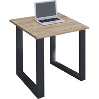 Tavolo da ufficio da scrivania in legno Lona U Alu 76x80x80 - VCM