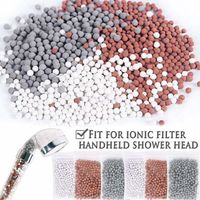 Duschkugel-Set, 6 Monate Nachfüll-Duschfilter für Anti-Kalk-Duschkopf, Duschkugeln, Anti-Kalk-Filter auf Basis von Negativ-Ionen-Perlen