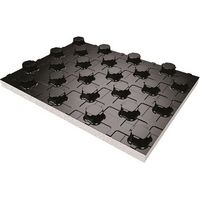 PANNELLO ISOLANTE TERMOFORMATO IN POLISTIRENE NERO- sp. 19mm - 150kPa - 1.12mq- TIEMM- pezzi 12