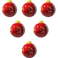 BLOCK'FIRE Lot de 6 boules extinctrices - Protection incendie intérieur extérieur - Sans entretien - 15 cm de diamètre