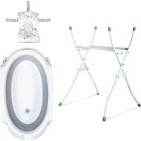 Vasca per bambini Pieghevole Sicura Doccia per bambini Antiscivolo - 60.5x43x20.5cm