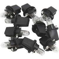 10 Stück DC 12V 1,2W T5 Hellgelbe Auto-Armaturenbrettlampen