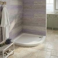 Duchy Carn Stone Resin Quadrant Shower Tray 900mm x 900mm