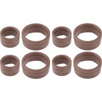 8Pcs Air Conditioning Gasket Kit Sealing O-Ring Compressor Seal Ring Inner Diameter 10.6mm/ 17mm Compatible with Renault Grand Scenic II/Megane II/Scenic II, OEM 7701208148